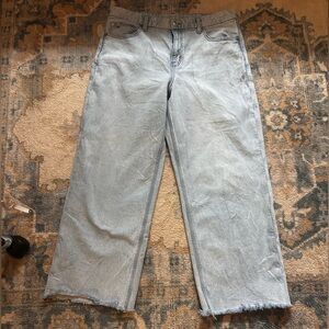 American Eagle high waisted stovepipe jeans